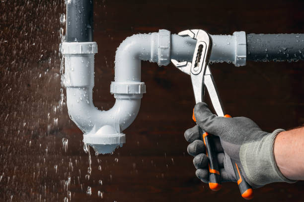 Professional Emergency Plumber technician working in Wolcott, IN